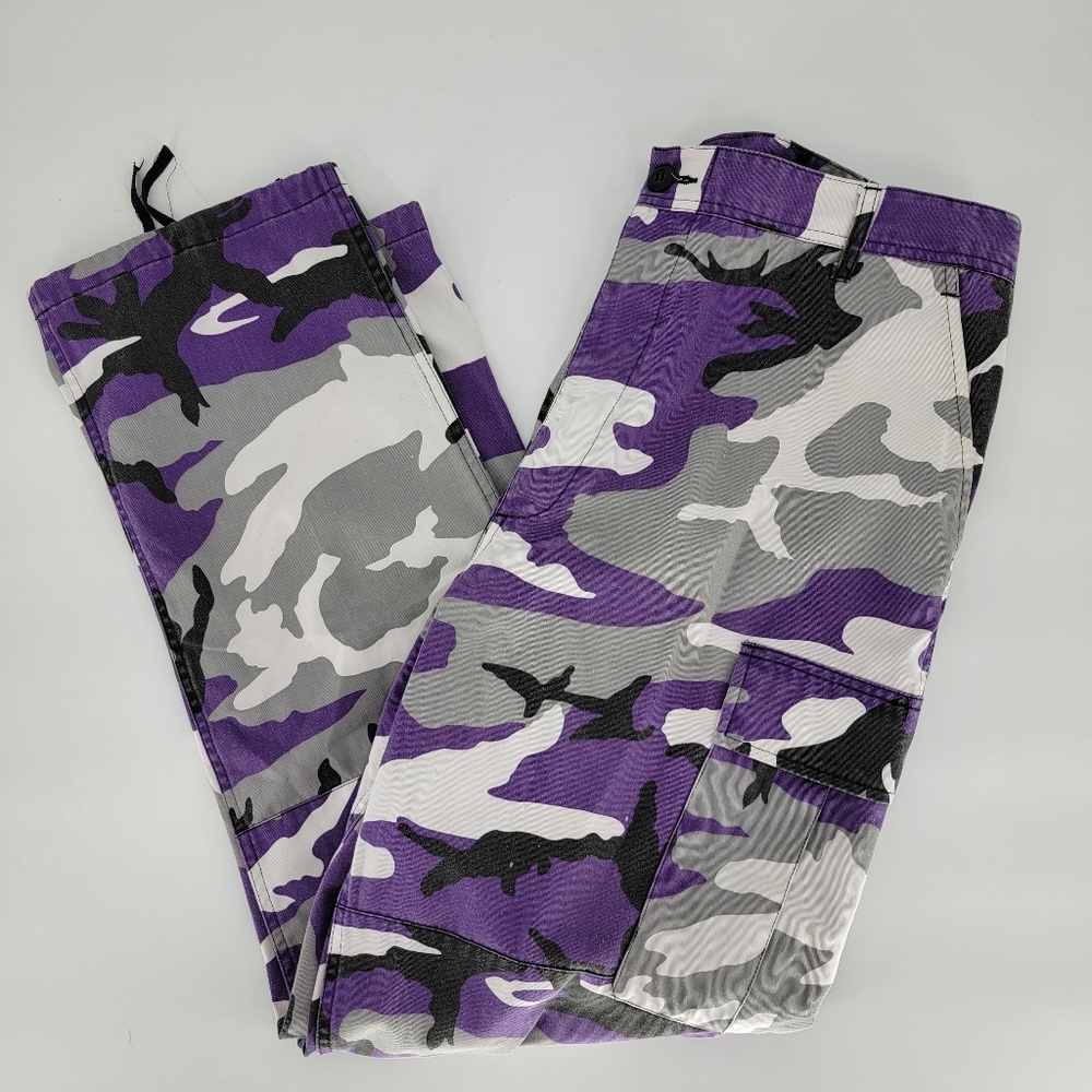 Rothco xl camo purple pants tactical y2k camouflage authentic